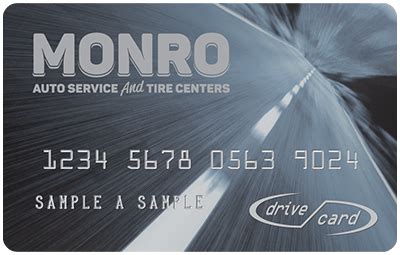 monro drive card apply.